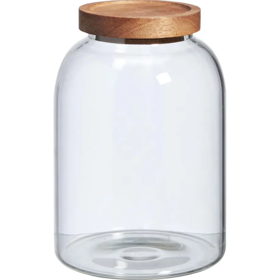 voorraadpot-acacia-transparant-hskHWsyS-0.webp Outlet Kwantum Voorraadpot Acacia Transparant ø 13x19 Cm Ø013X019CM